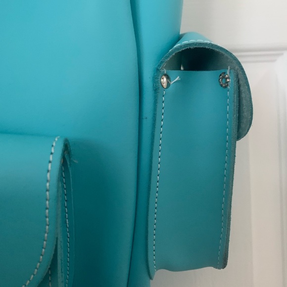 Leather backpack. Made in England. - Picture 3 of 11